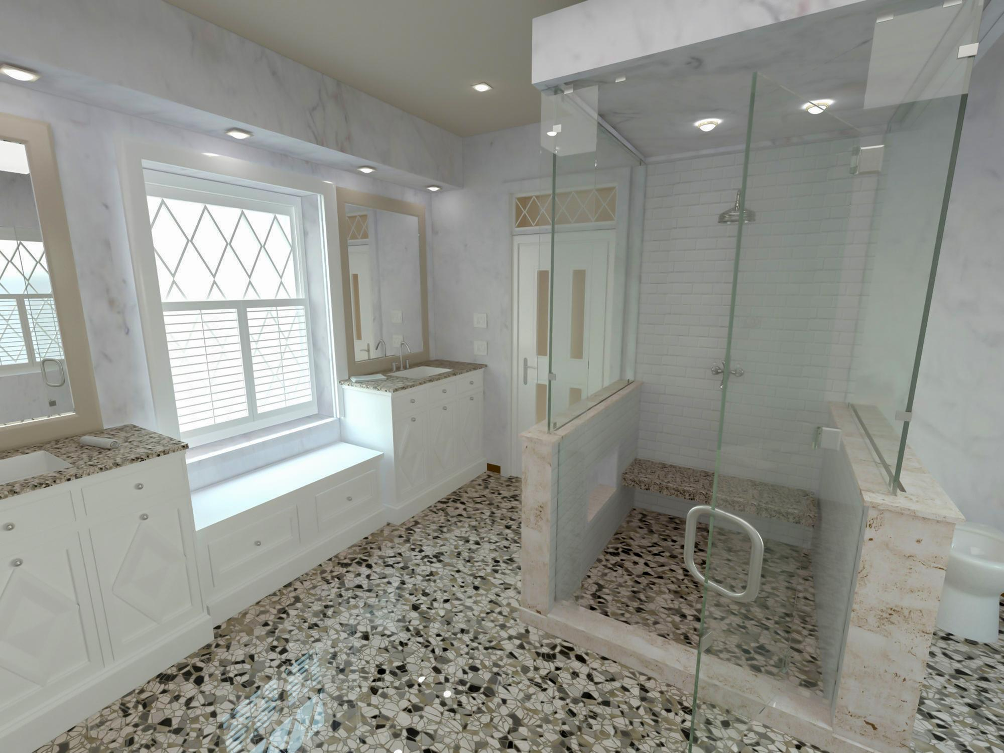 rénovation complète de salle de bain